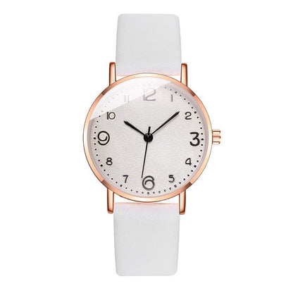 Watch Female Ins Wind Ultra-thin Ladies Small Dial Watch Korean Style Simple Temperament Multicolor Belt Ladies Watch