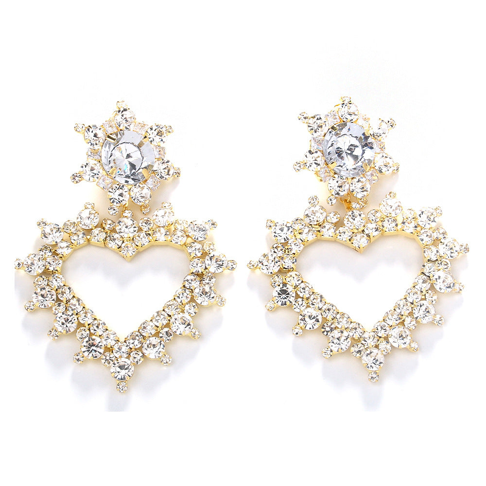 Heart Shape Ear Clip Women's High-grade Earless Exquisite Light Luxury
