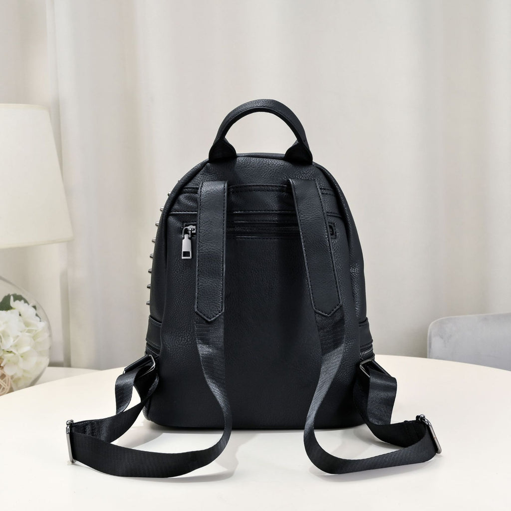 European And American Fashion Minimalist Versatile Casual Soft Leather Portable Backpack