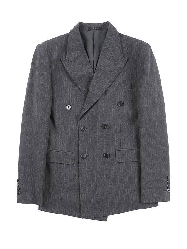 Autumn And Winter Double Breasted Thick Suit Suit