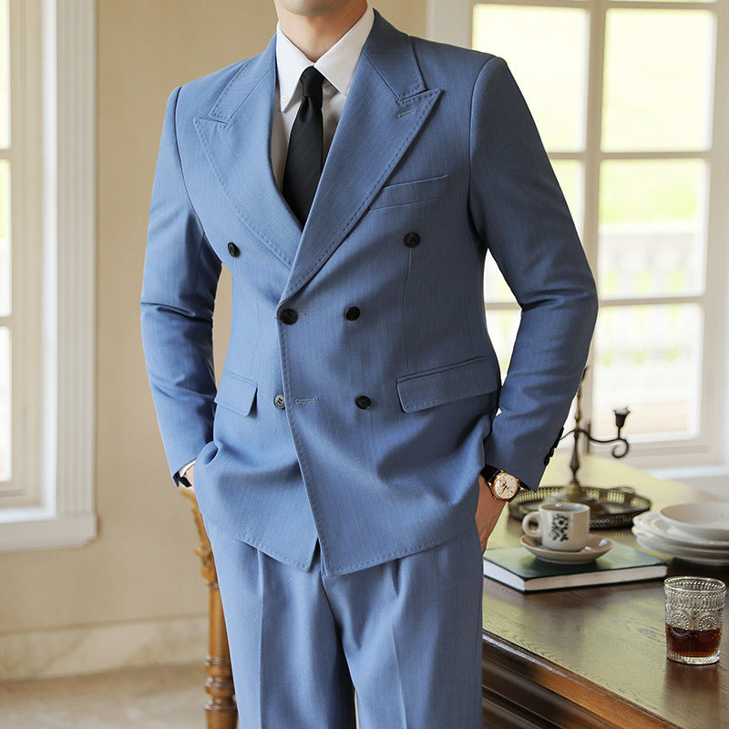 Autumn And Winter Double Breasted Thick Suit Suit
