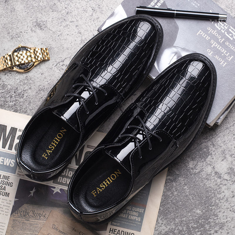 Business Formal Wear Men's British Casual Leather Shoes