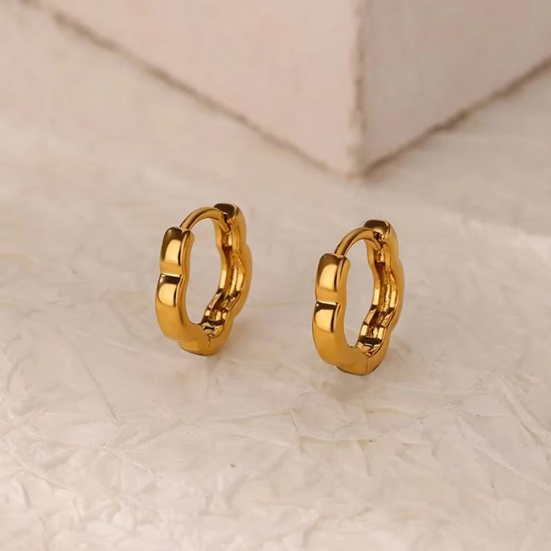Simple Love Heart Earrings Ear Ring Women's New Trendy Arc Earrings