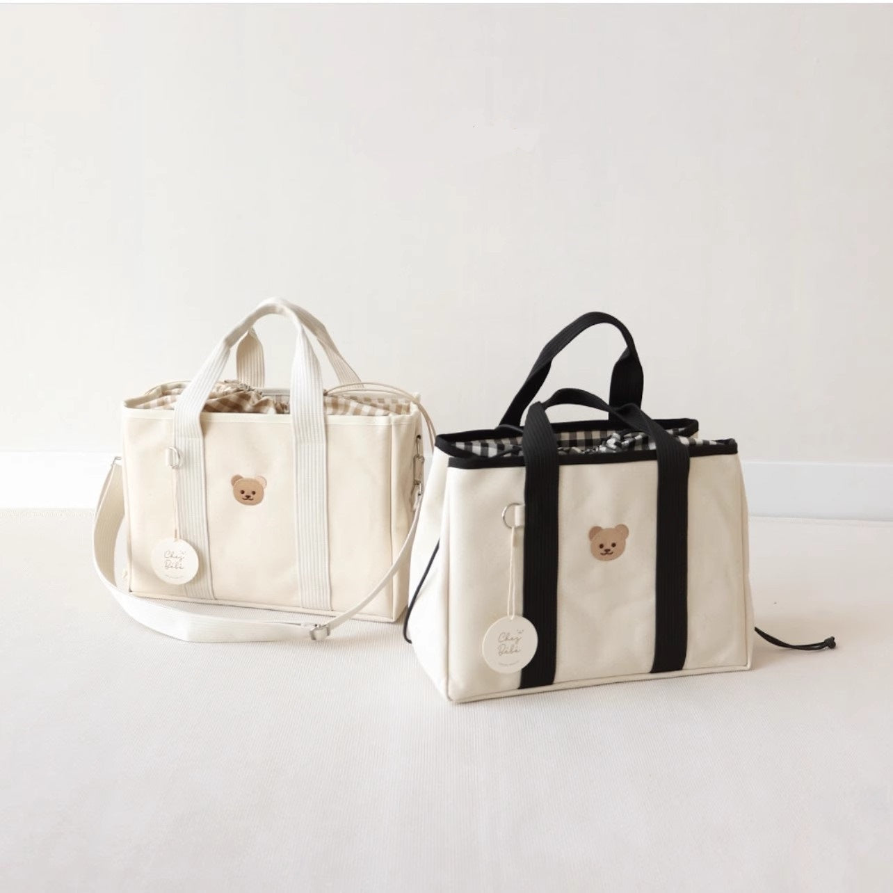 Drawstring Multifunctional Canvas Crossbody Shoulder Bag