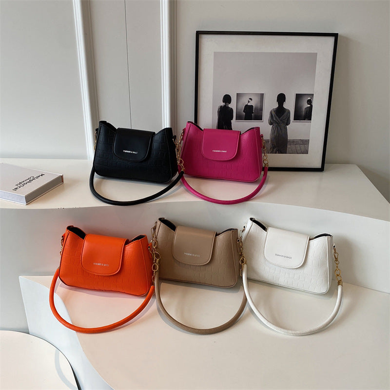 Women's French Style Personalized Fashionable All-match Shoulder Messenger Bag