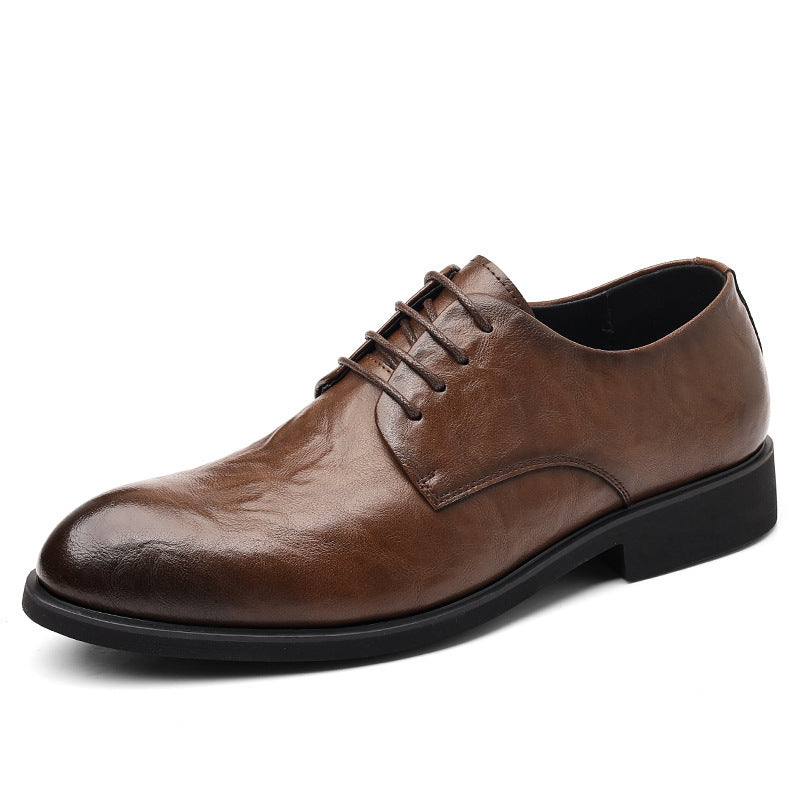 Men's Retro Formal Business Pointed Leather Shoes