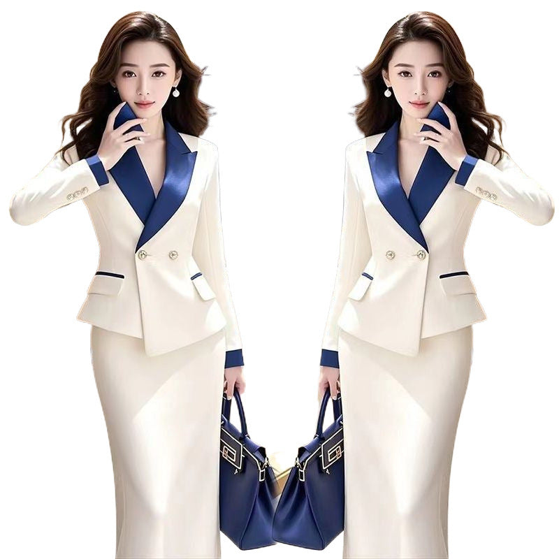 Autumn Wear High-grade Beautiful Women's Suits Coat Skirt