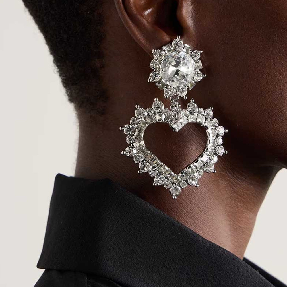 Heart Shape Ear Clip Women's High-grade Earless Exquisite Light Luxury