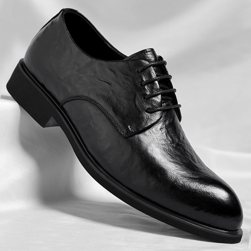 Men's Retro Formal Business Pointed Leather Shoes