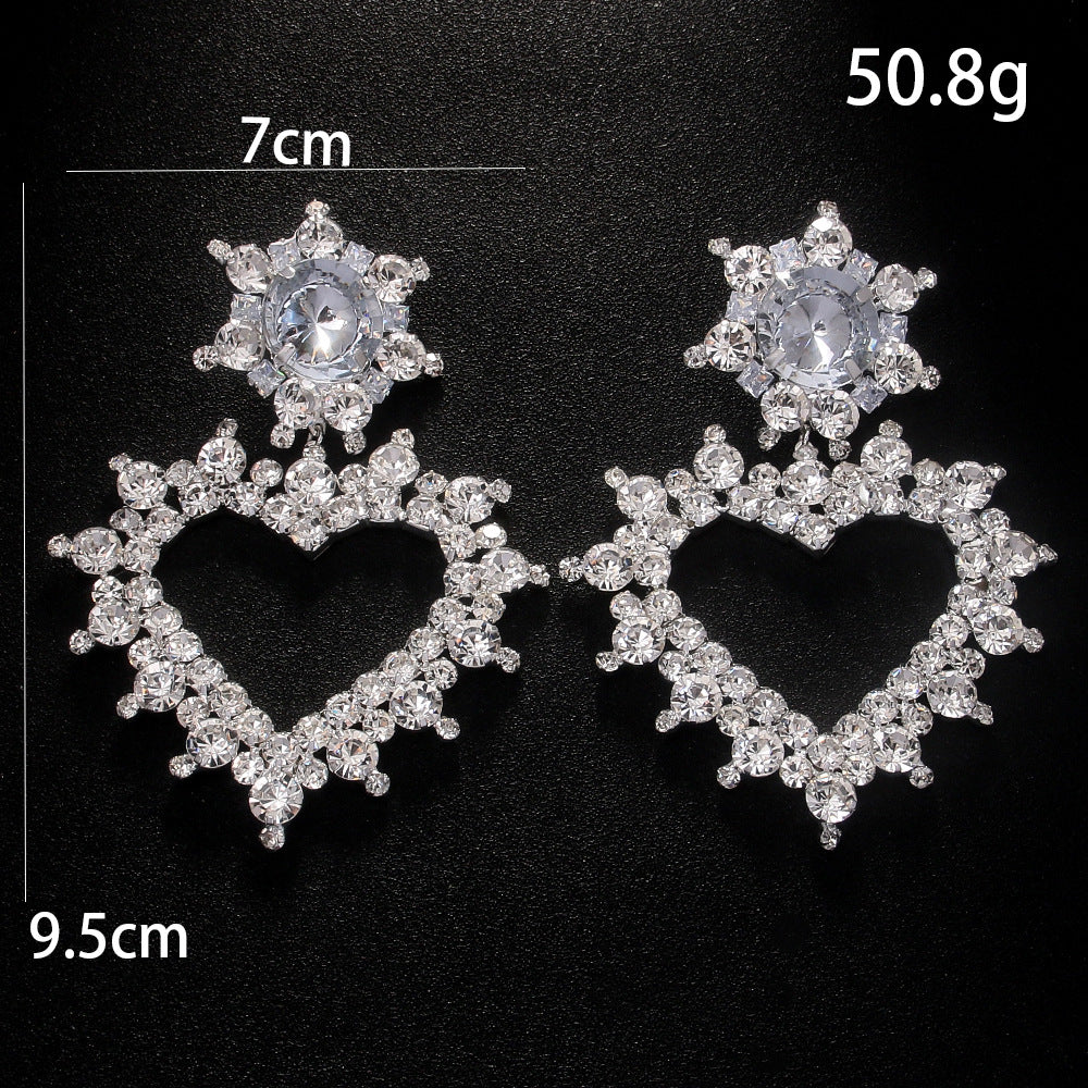 Heart Shape Ear Clip Women's High-grade Earless Exquisite Light Luxury