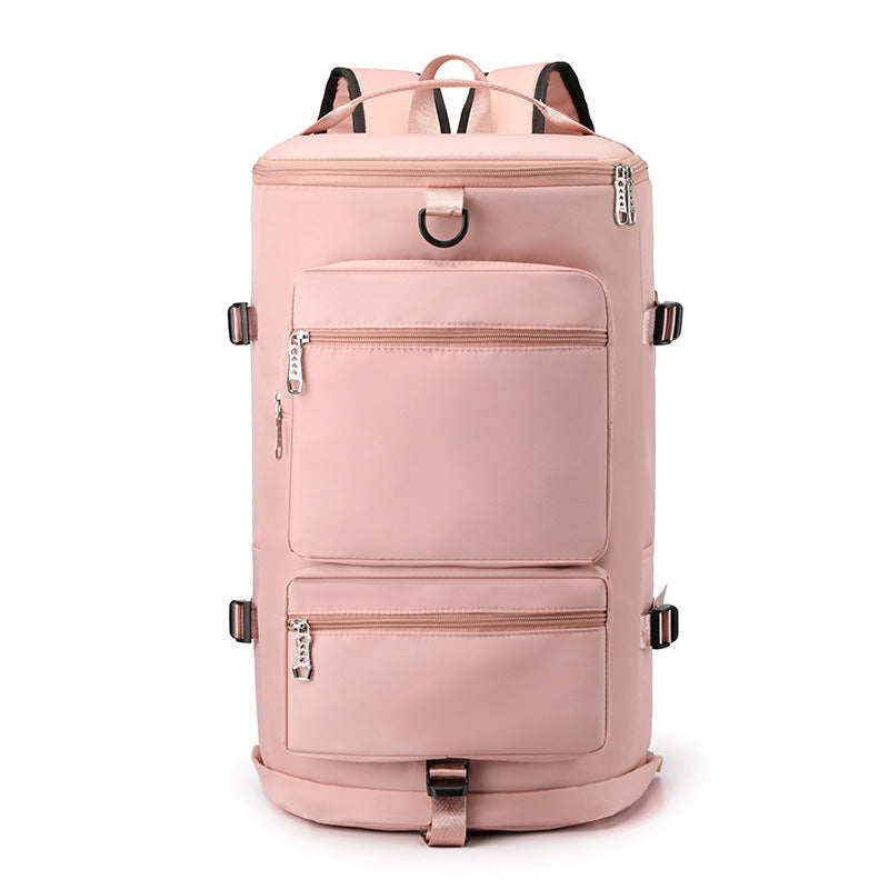Men's And Women's Large Capacity Dry Wet Separation Fitness Backpack Short-distance Luggage Bag