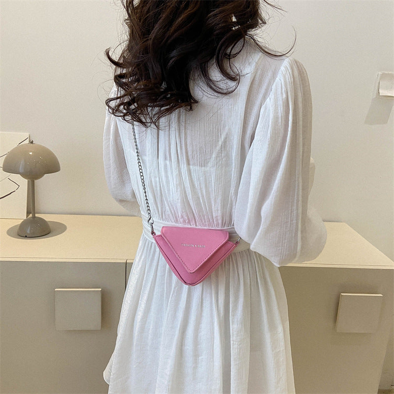 Daily Western Style Small Triangle Bag Crossbody Bag