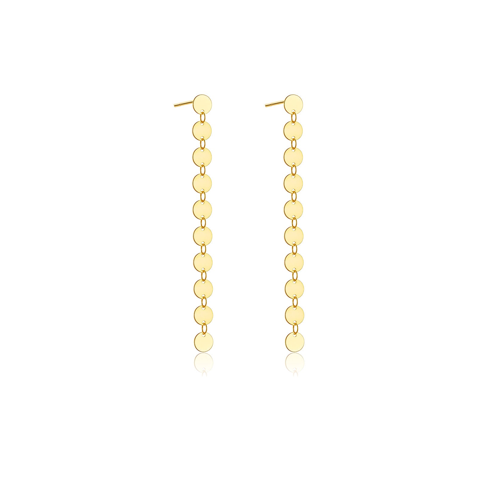 Cross-border Bali Style Niche S925 Sterling Silver Earrings Glossy Stitching Round Pendant