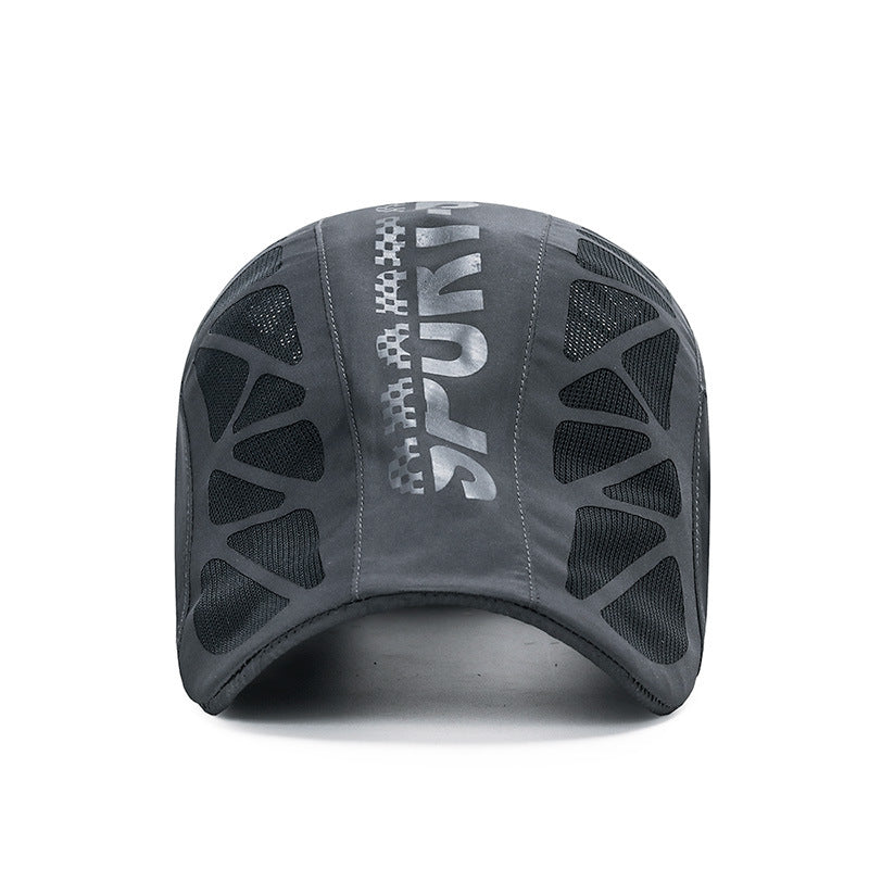 SPORT Letter Forward Hat Men's Breathable Mesh