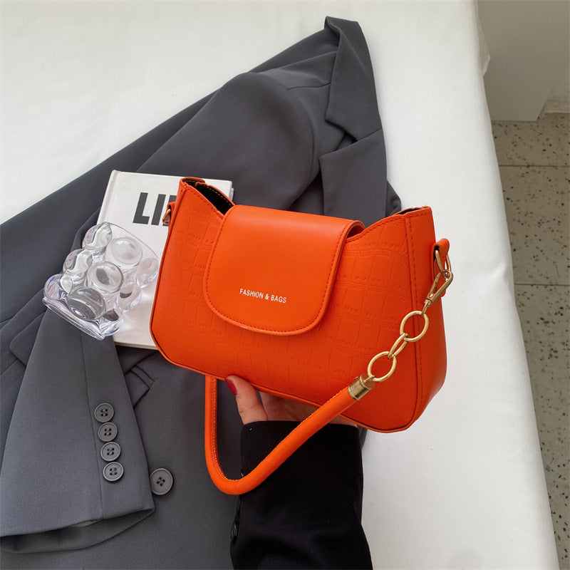 Women's French Style Personalized Fashionable All-match Shoulder Messenger Bag