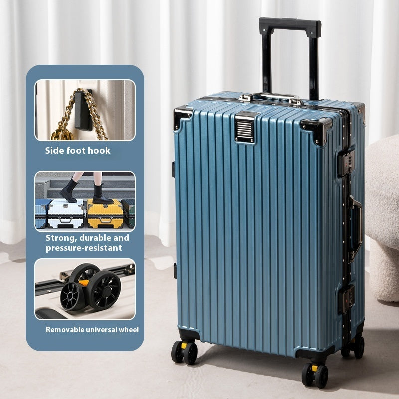 Suitcase Large Capacity Aluminium Frame Luggage