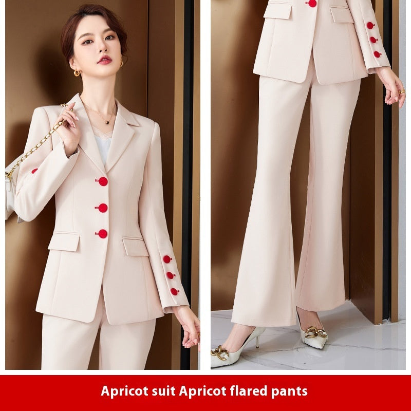 Women's Business Wear Suit Suit Suit Bell-bottom Pants Trousers