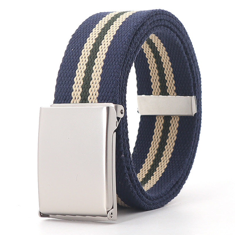 Casual Ethnic Canvas Jeans Belt Teens