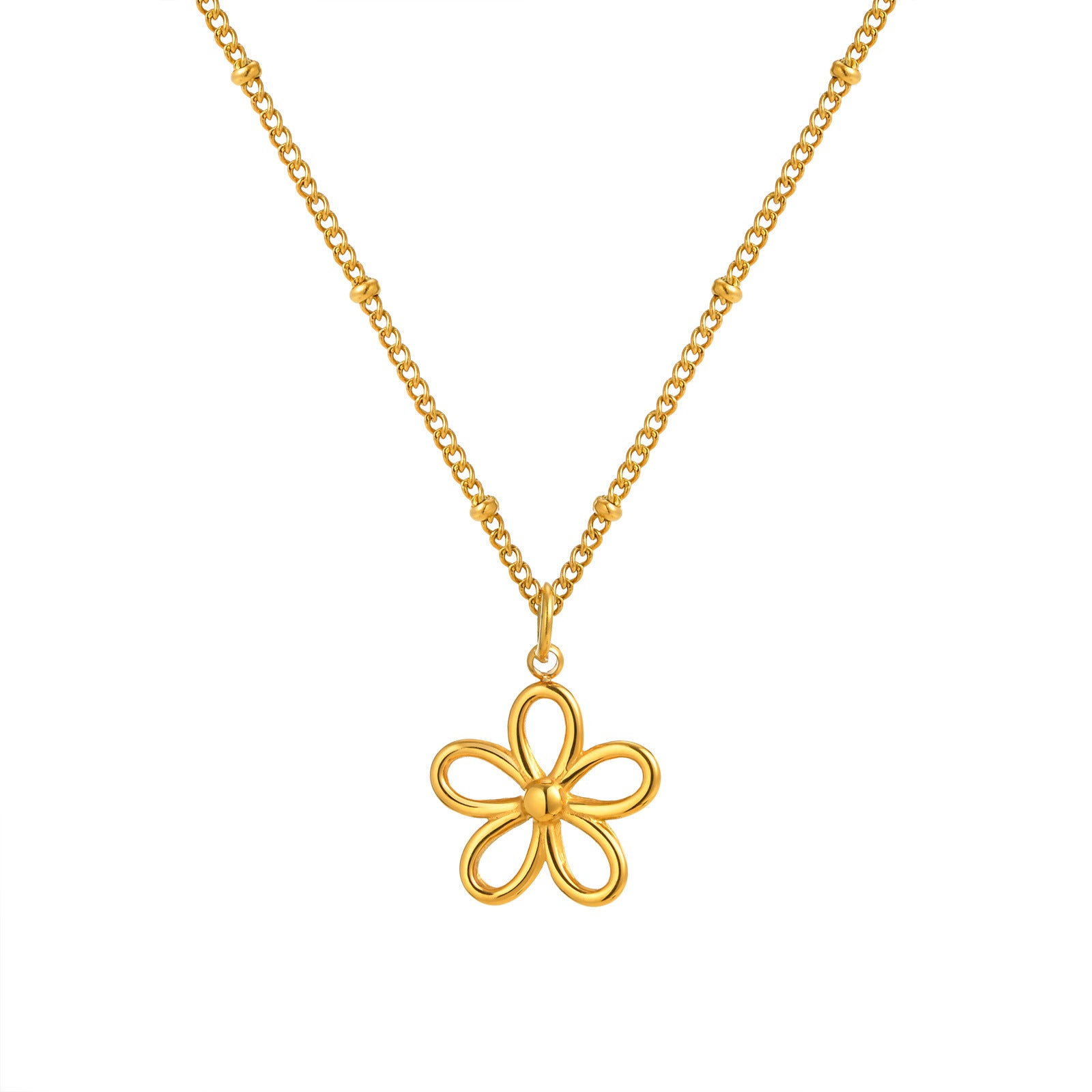 Fashion All-match Niche Gold Pendant Necklace