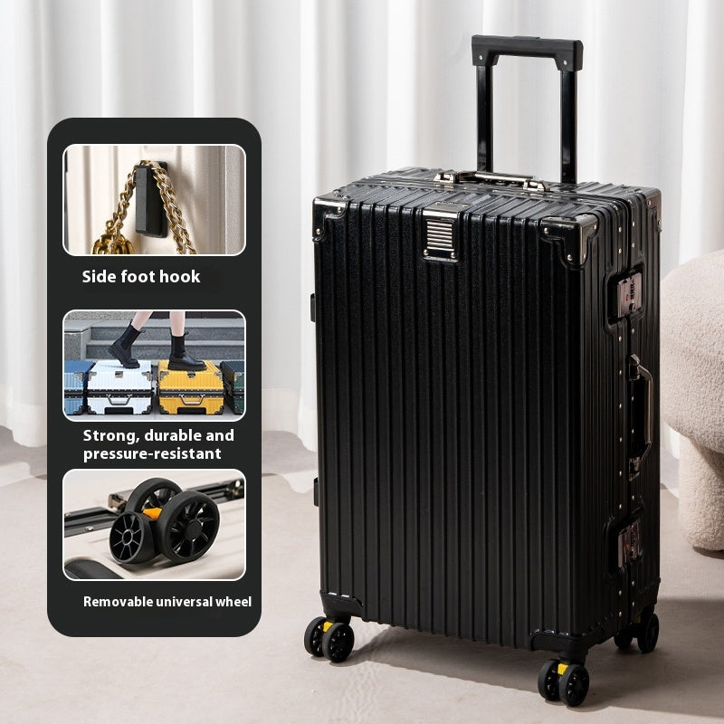 Suitcase Large Capacity Aluminium Frame Luggage