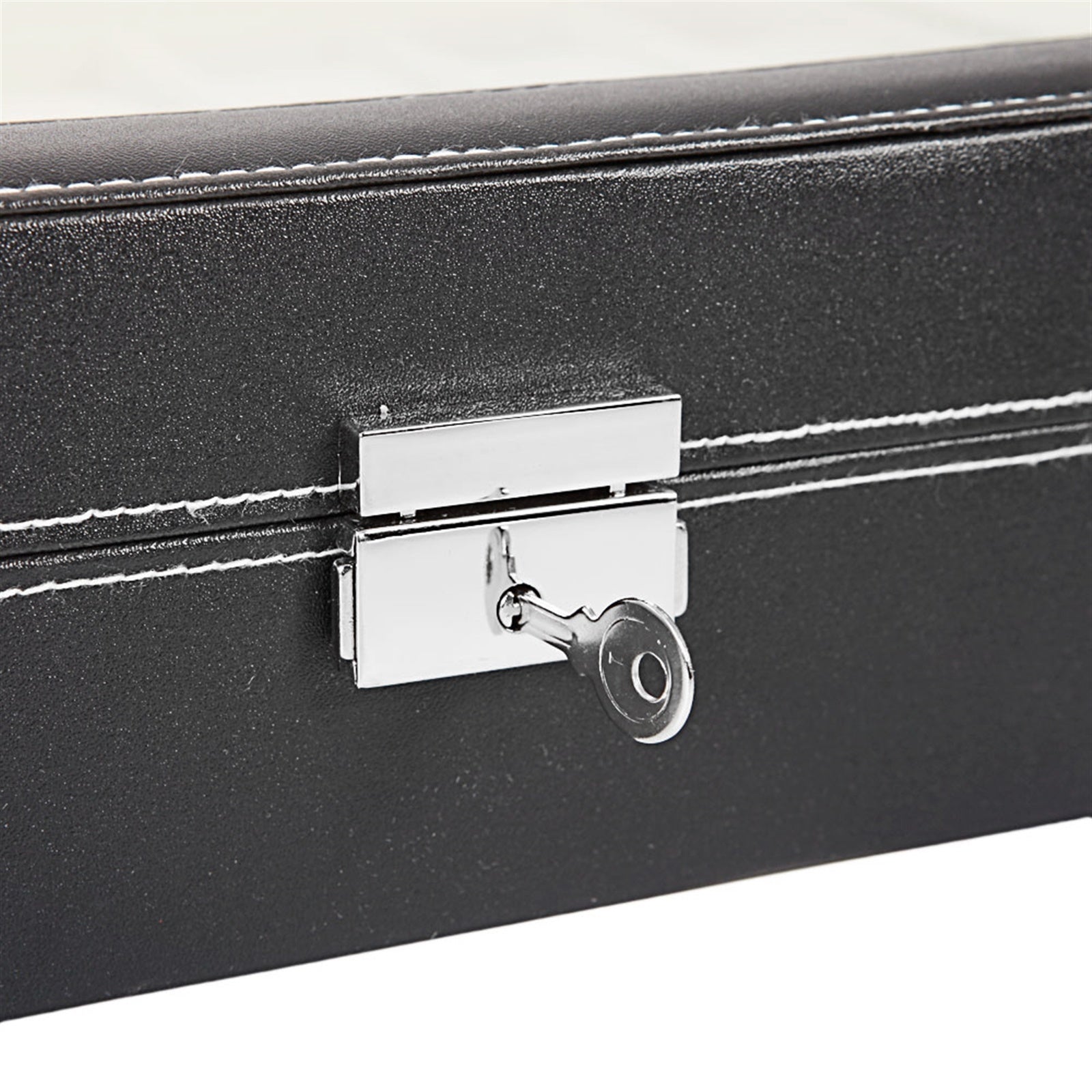 24 Slot Elegant Portable Watch Collection Box Case Organizer for Storage Display Holds Watches Jewelry for Men Women