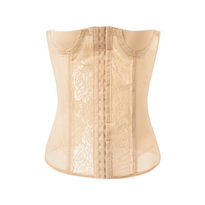 Summer Thin Lace Plus Size Belly Band Women's Sports Fitness Body Waistband