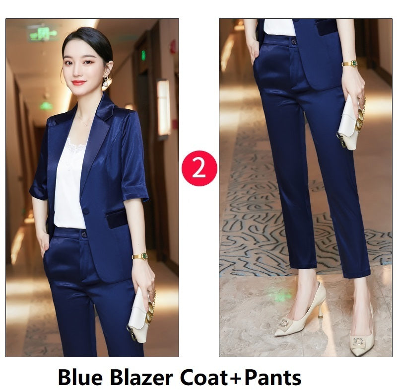 Women's Business Casual Slim Fit Suit