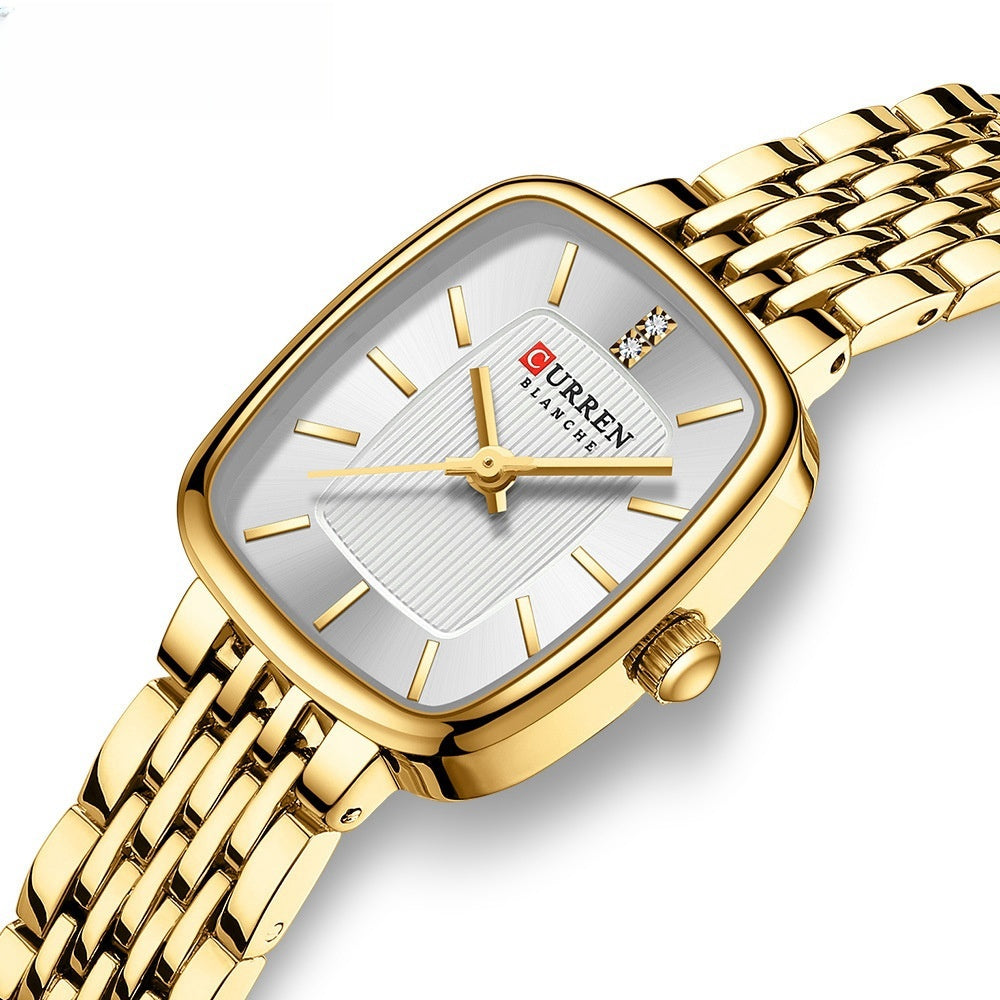 Women's Fashion Casual Steel Belt Watch