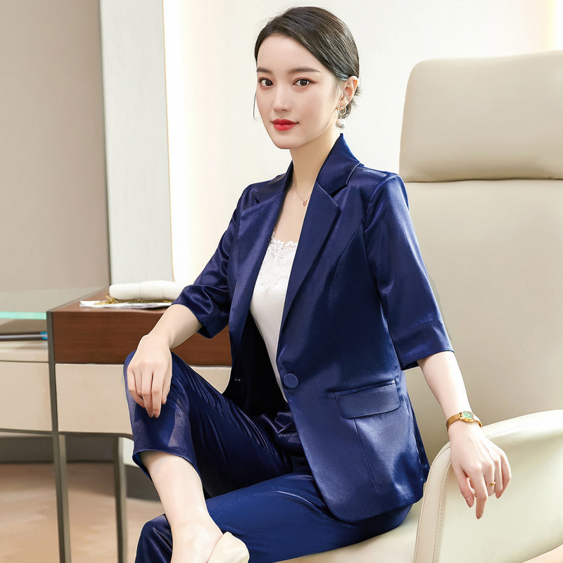 Women's Business Casual Slim Fit Suit
