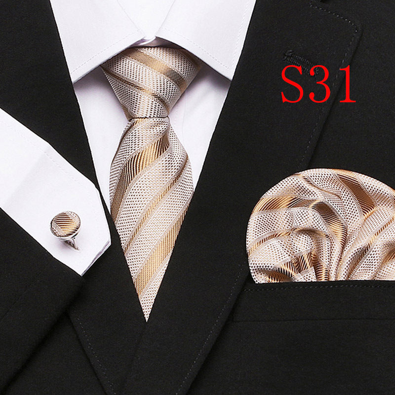 Paisley Series European And American Fashion Tie Three-piece Suit