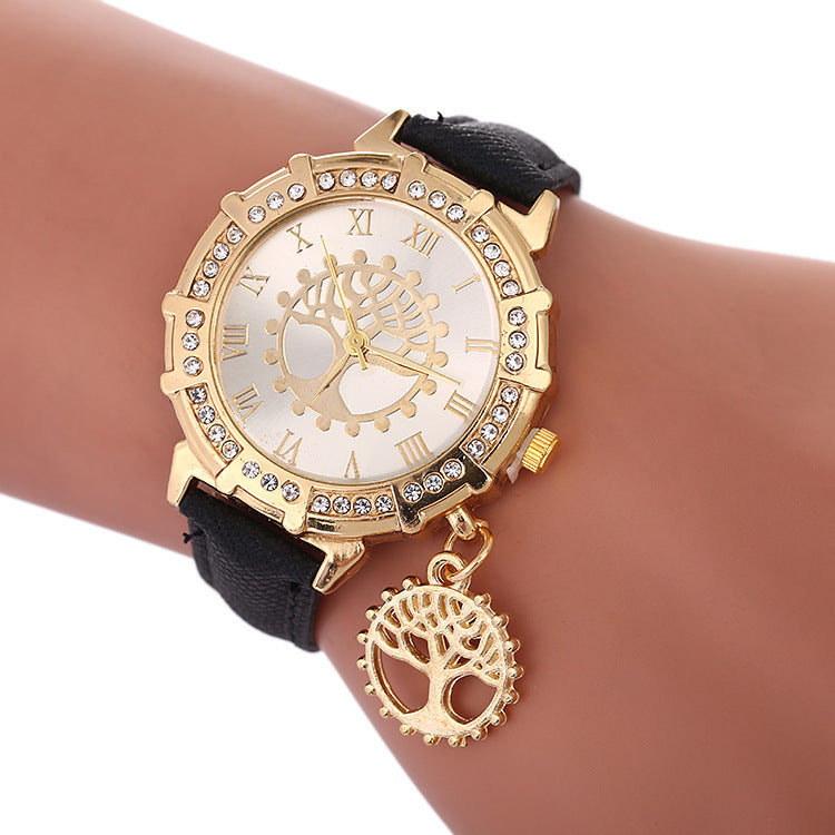 Tree Of Life Pattern Fashion Women's Watches