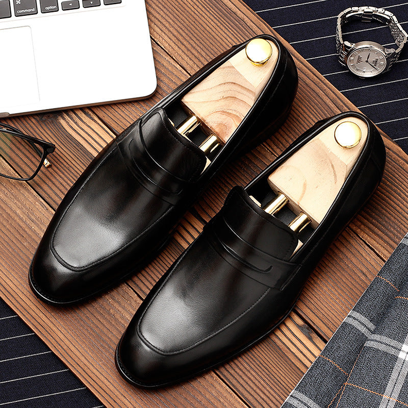 New Style Leather Shoes Men's Leather Business Suits