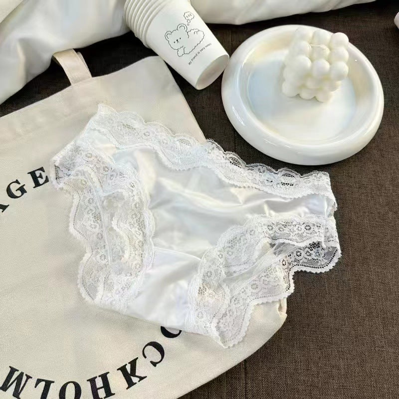 Sexy Lace Underwear Women Girl Student Underwear Pure Cotton Crotch Briefs