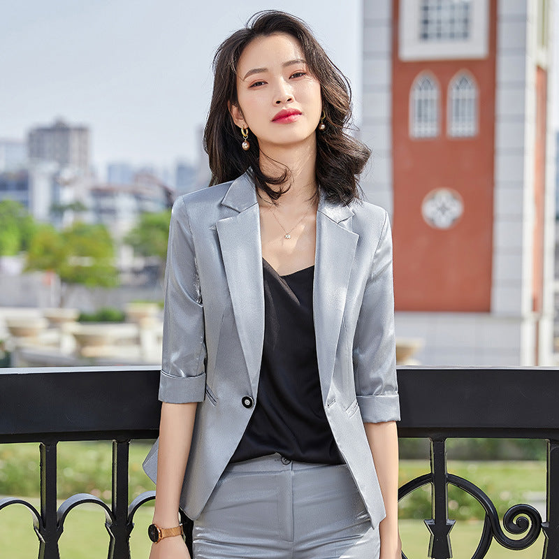 Small Suit Female Professional Suit Fashion Niche Business